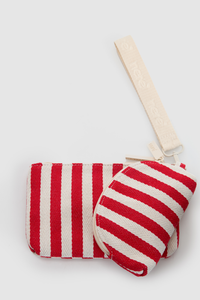 Beach Stripe Canvas Tote Bag