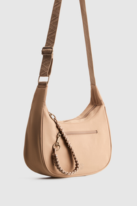 Gia Curve Nylon Crossbody Bag