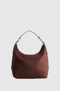Sophia Vegan Suede Hobo Bag