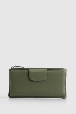 RFID Leather Medium Slim Purse