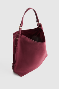 Sophia Vegan Suede Hobo Bag
