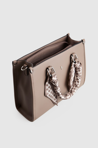 Small Tote Bag With Scarf