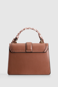 Scarf Top Handle Bag