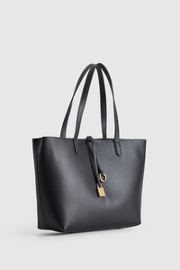 Charm Detail Shopper Tote