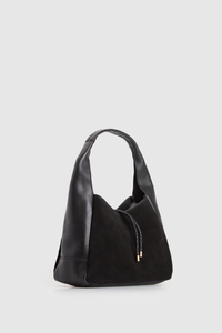 Emmy Leather Suede Hobo Bag