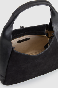 Emmy Leather Suede Hobo Bag