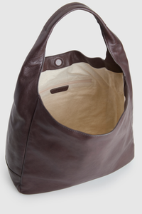 Emmy Leather Large Hobo Bag