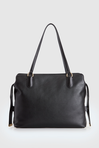 Clover Leather Work Tote Bag