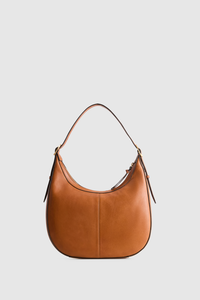 Sofia Weave Leather Hobo Bag