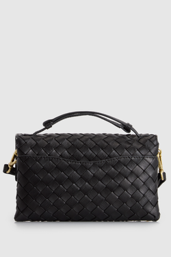 Nieve Leather Flap Crossbody Bag