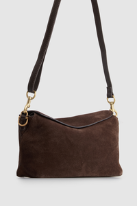 Clara Suede Leather Grab Bag
