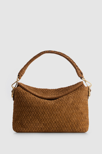 Clara Suede Leather Grab Bag