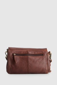 Ari Leather Flap Crossbody Bag