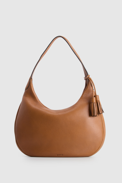Maisy Leather Tassel Shoulder Bag
