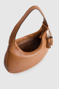 Maisy Leather Tassel Shoulder Bag
