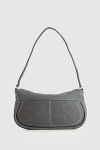 Narda Nubuck Leather Shoulder Bag