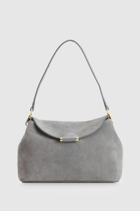 Iris Suede Leather Shoulder Bag
