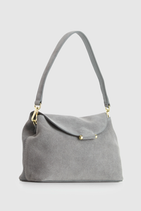 Iris Suede Leather Shoulder Bag
