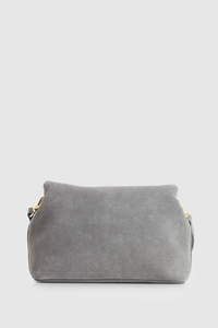 Iris Suede Leather Shoulder Bag