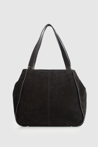 Iris Suede Leather Tote Bag