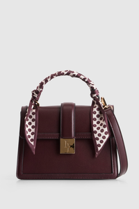 Scarf Top Handle Bag