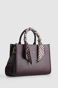 Small Tote Bag With Scarf