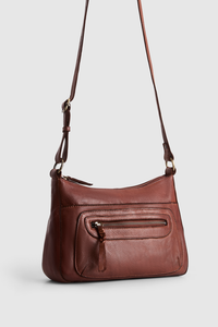 Carrie Leather Crossbody Bag