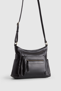 Carrie Leather Crossbody Bag