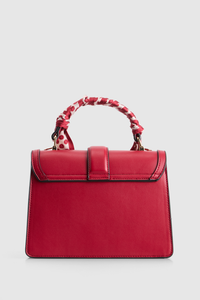 Scarf Top Handle Bag