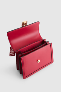 Scarf Top Handle Bag