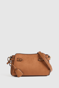 Faux Suede Crossbody