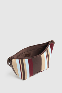 Immy Stripe Slouchy Shoulder Bag