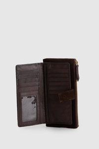Emmy Suede Leather Medium Wallet