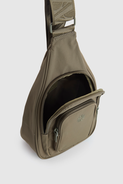 Gia Multi Pocket Nylon Sling Bag