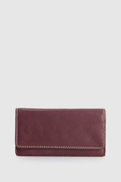 Maya Leather Large Clutch
