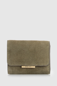 Thea Suede Small Wallet