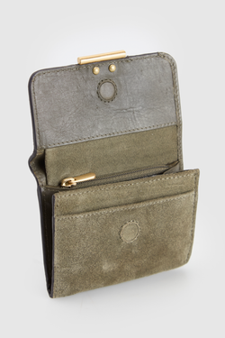 RFID Thea Suede Small Wallet