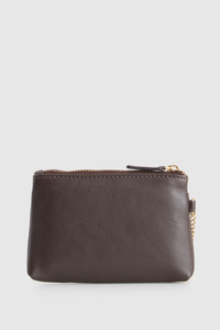 Daisy Leather Coin Purse