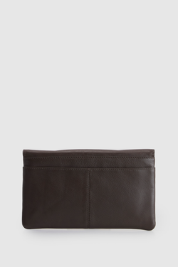 RFID Daisy Leather Travel Wallet