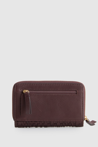 Nina Leather Zip Around Wallet