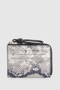 Iris Snake Print Leather Wallet