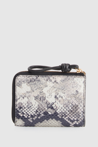 Iris Snake Print Leather Wallet