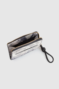 Iris Snake Print Leather Wallet