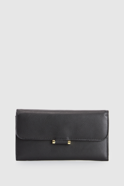 RFID Iris Leather Large Wallet