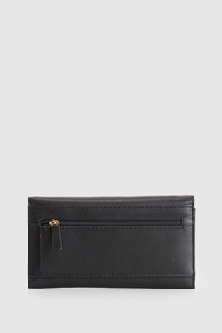 RFID Iris Leather Large Wallet