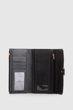 RFID Iris Leather Large Wallet