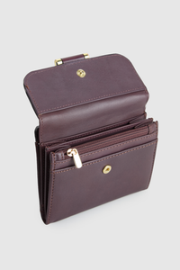 Iris Leather Small Wallet