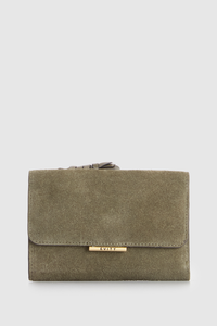 Thea Suede Medium Wallet