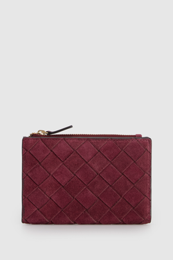 RFID Ines Suede Weave Med Wallet