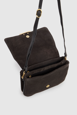 Thea Leather Suede Crossbody